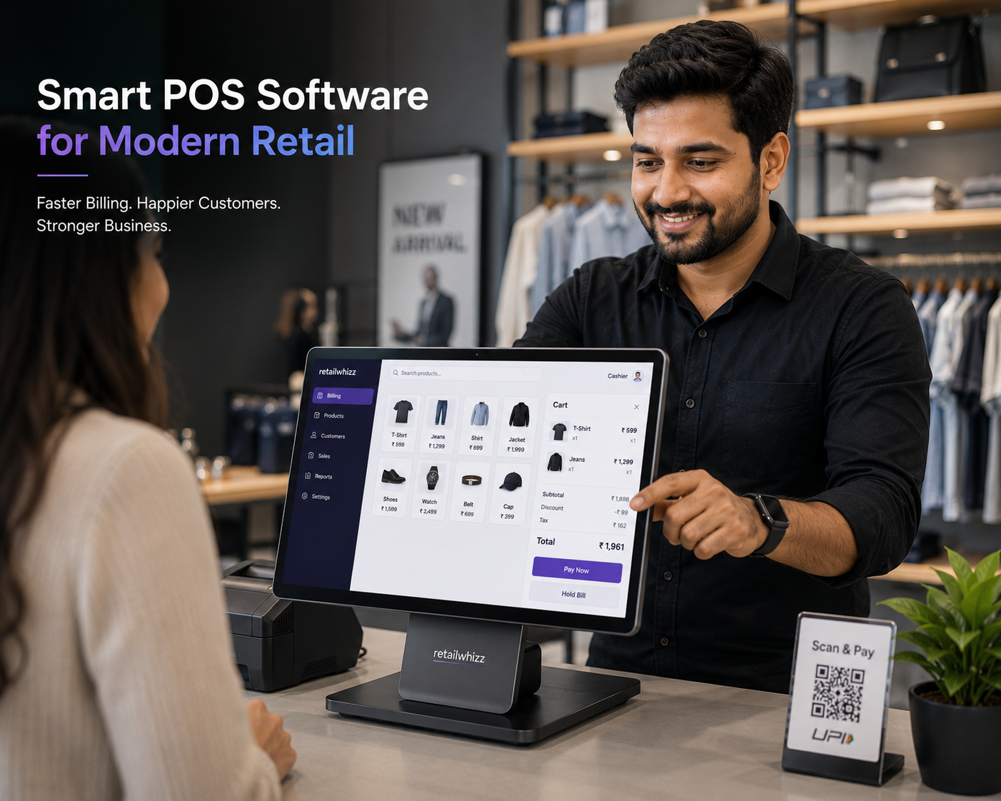 Retail POS software for supermarkets grocery pharmacy and retail stores