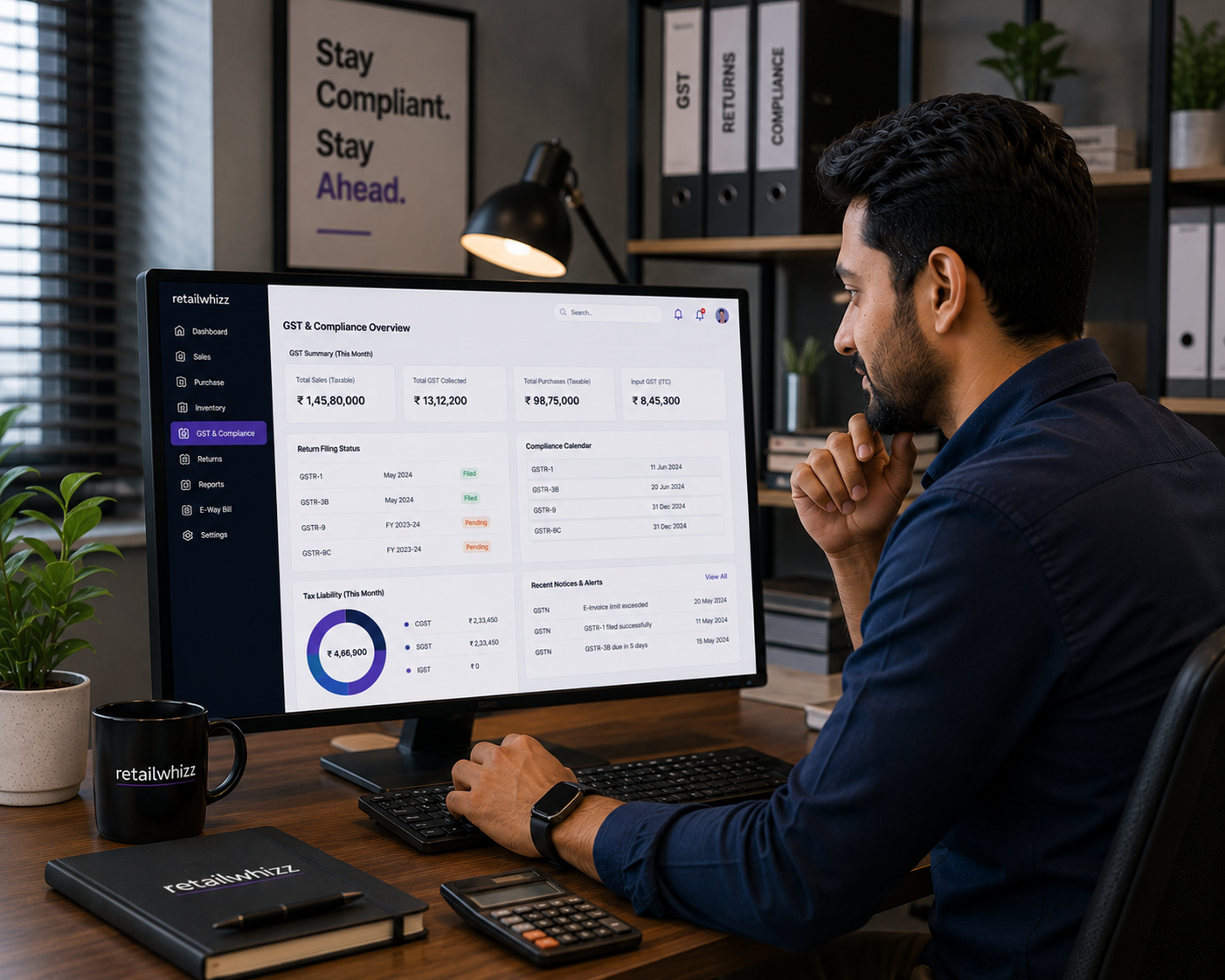 Retail GST compliance and e-invoicing software