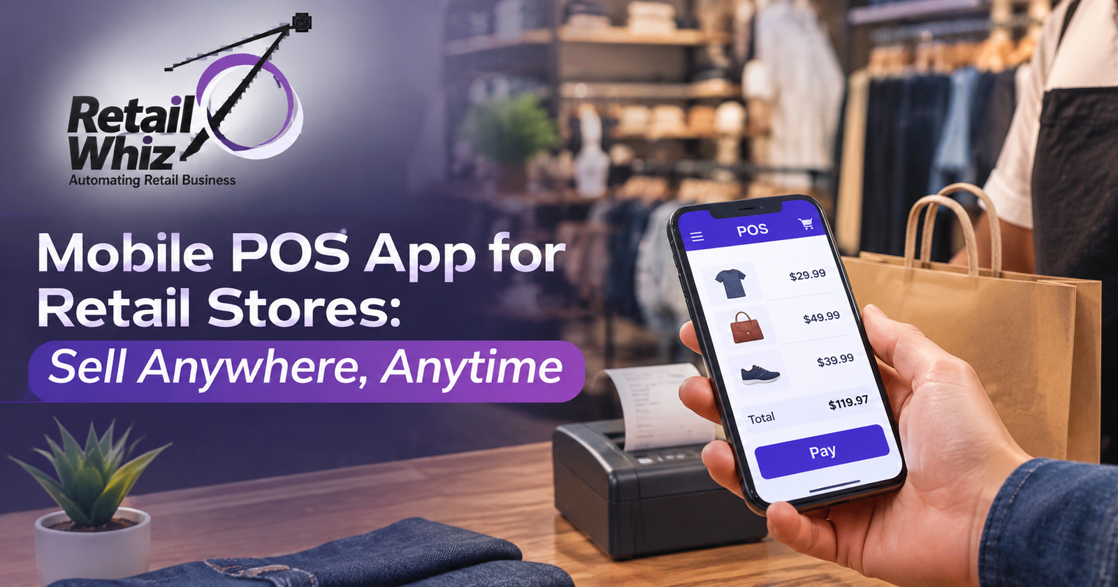 Mobile POS App for Retail Stores Sell Anywhere, Anytime